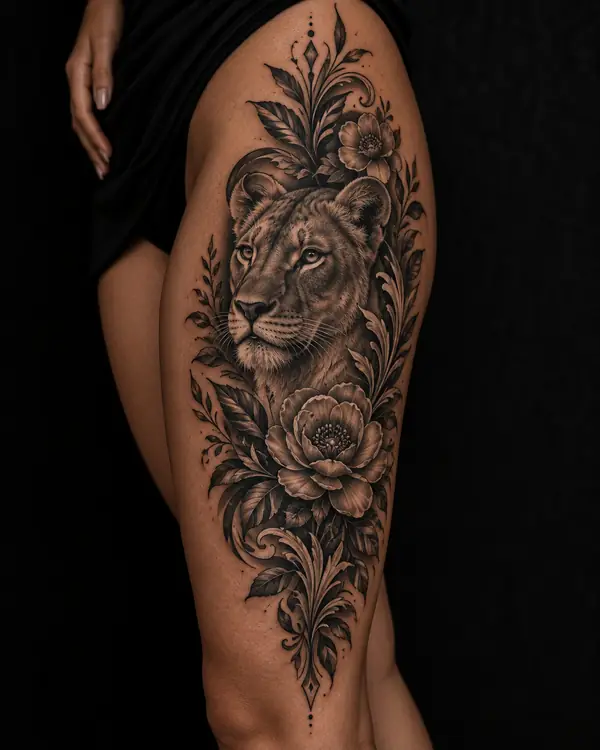 Leoa e Flores